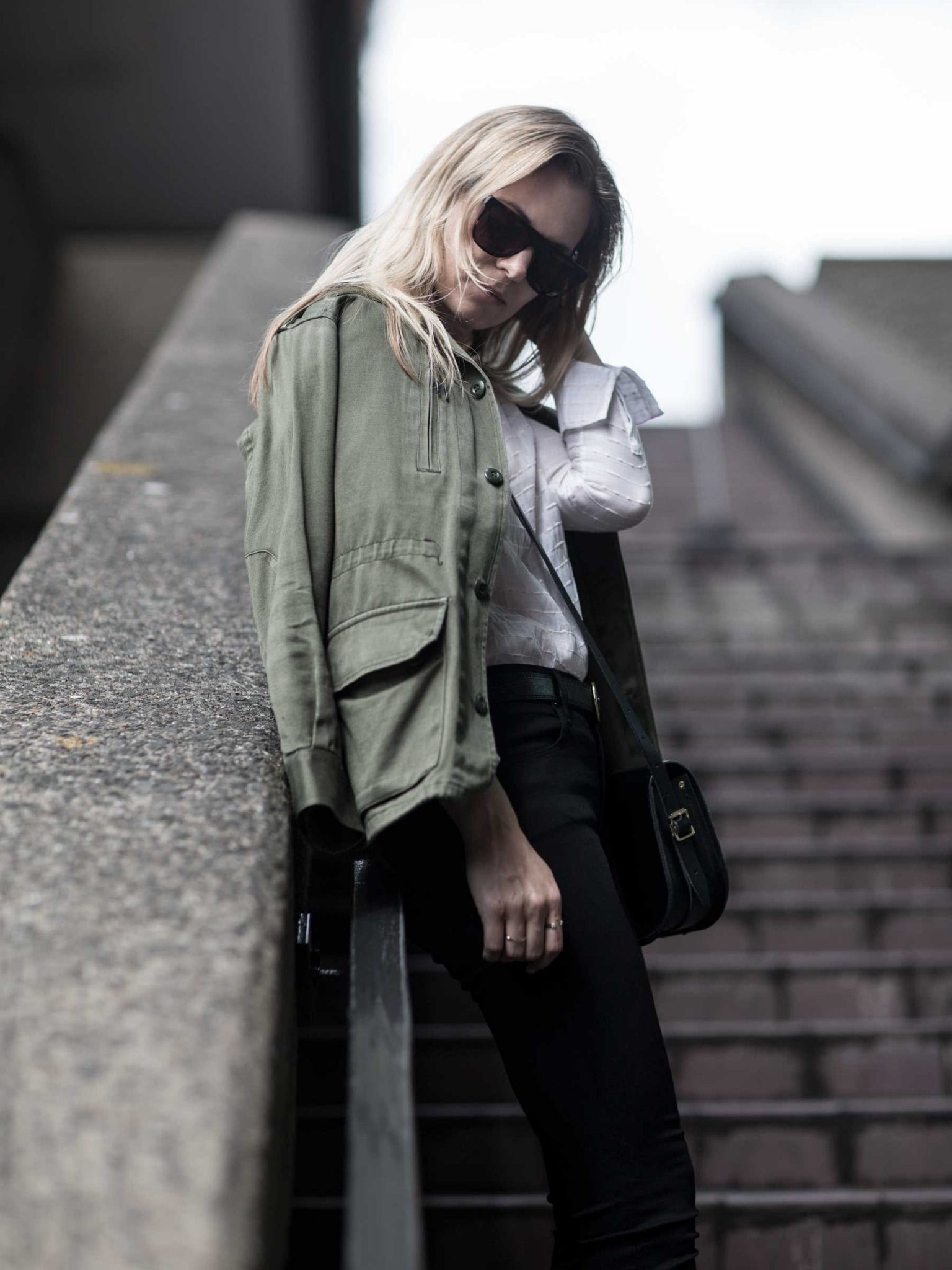 Style&Minimalism | It's Personal | AYR Jeans & Silk Top at The Barbican
