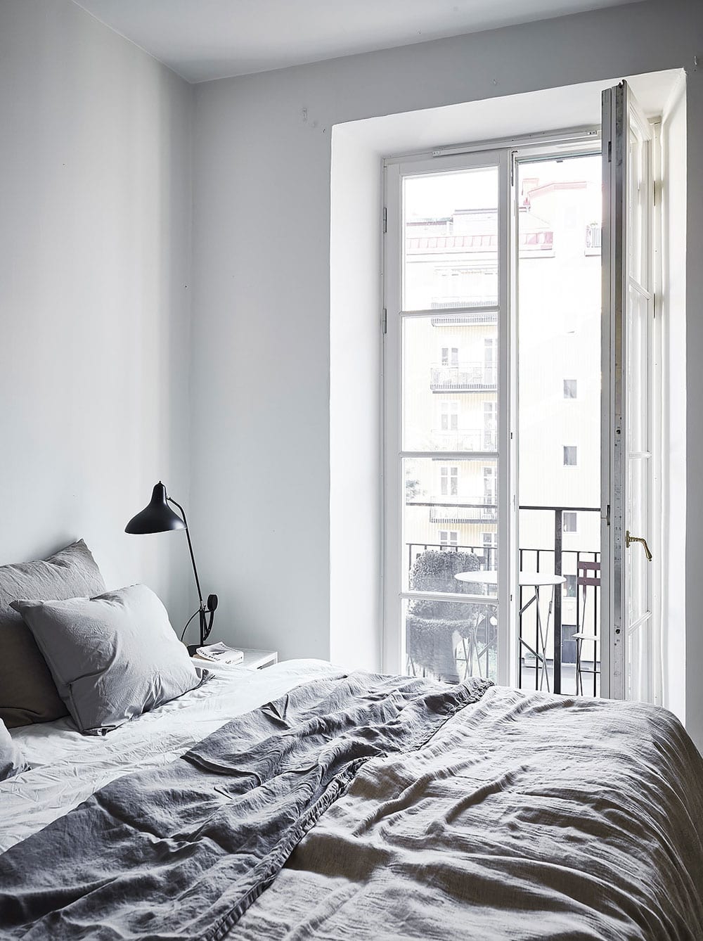 Calming Minimalist Bedroom Inspiration Moodboard