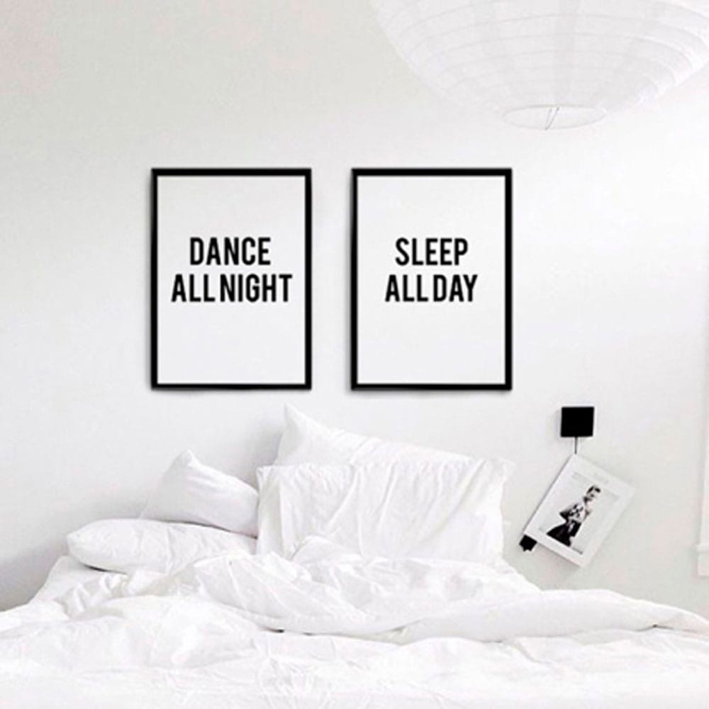 Calming Minimalist Bedroom Inspiration Moodboard