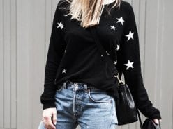 Chinti and Parker Cashmere Star Sweater