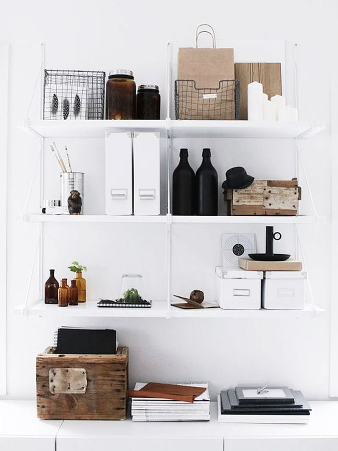 Bureau à domicile minimaliste scandinave Royaume-Uni