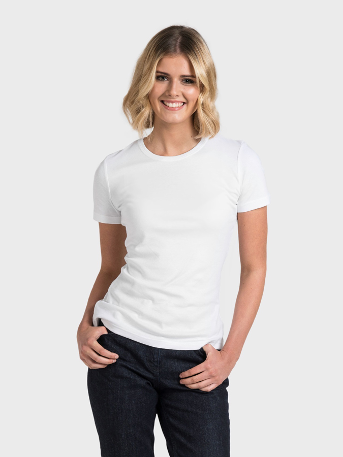 The White T-shirt Co Relaxed Short Sleeve Round Neck T-shirt