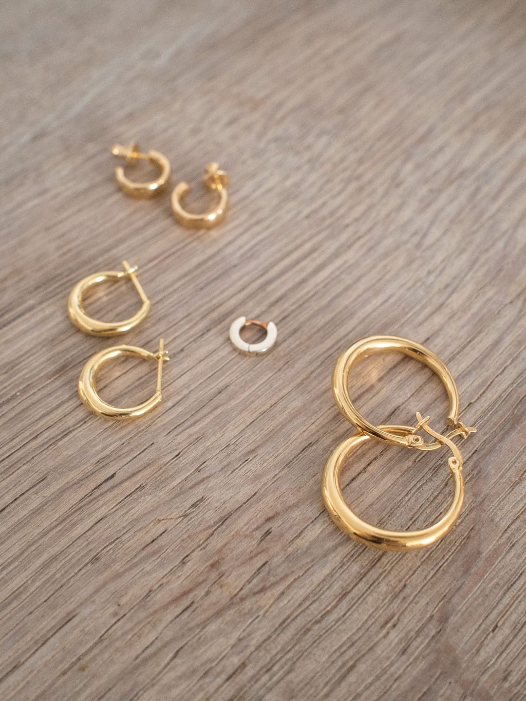 Minimal Gold Hoop Earrings UK