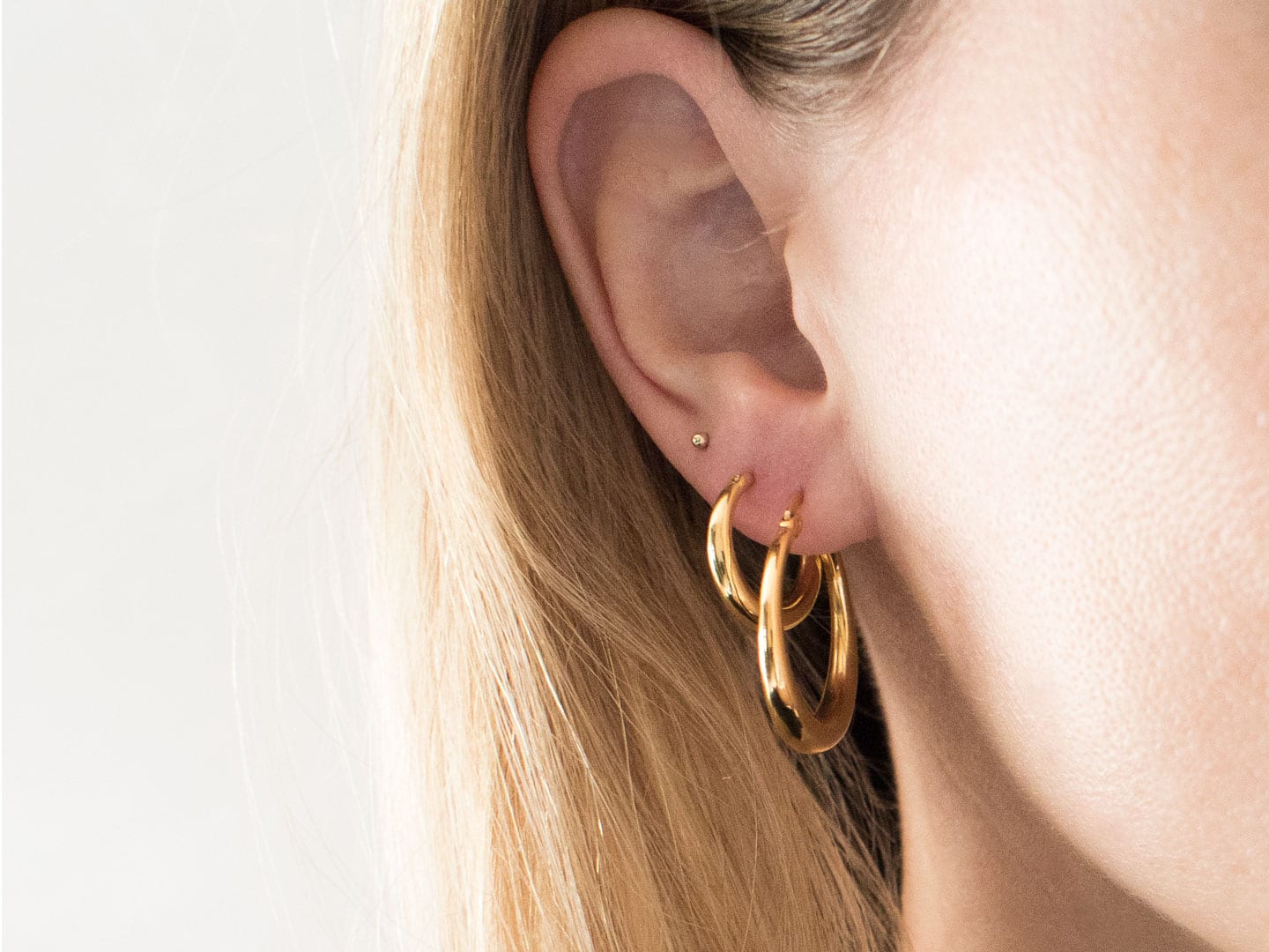Minimal Gold Hoop Earrings UK