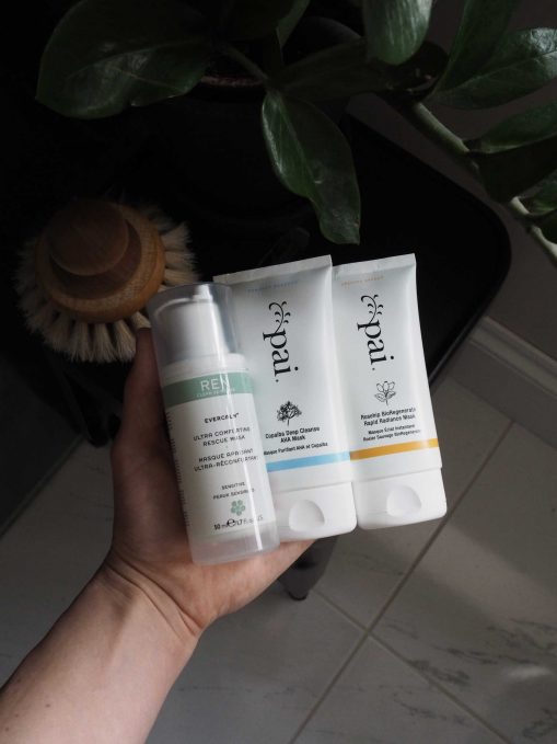 REN Clean Skincare Evercalm Ultra Comforting Rescue Mask, PAI Skincare Copaiba Deep Cleansing AHA Mask & PAI Skincare Rosehip BioRegenerate Rapid Radiance Mask | Natural & Organic Skincare Products On A Budget x Style&Minimalism