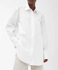 ARKET Organic Cotton Oversized Poplin Shirt