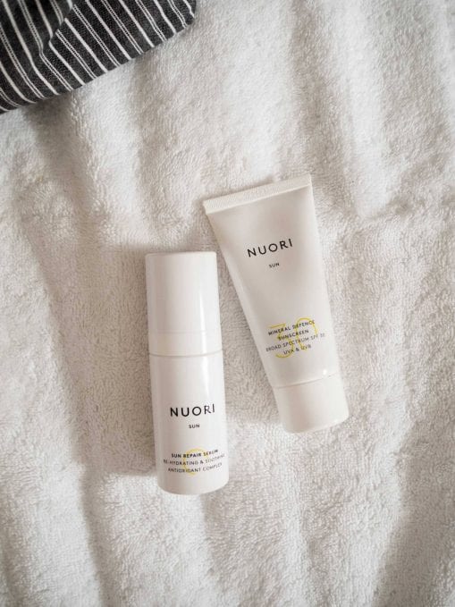 Safe Sun Protection, Every Day | Mineral-Based Sunscreens | NUORI Mineral Defence Sunscreen SPF 30 & NUORI Sun Repair Serum