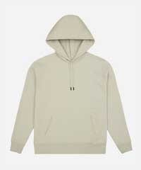 Riley Studio Organic Cotton & Recycled Polyester Classic Hoodie in Clay