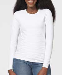 The White T-Shirt Co Long Sleeve Organic Cotton T-Shirt