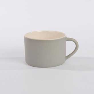 Olea Living Porcelain Mug Grey
